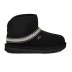 Женские мини угги Classic Mini Crescent - Black