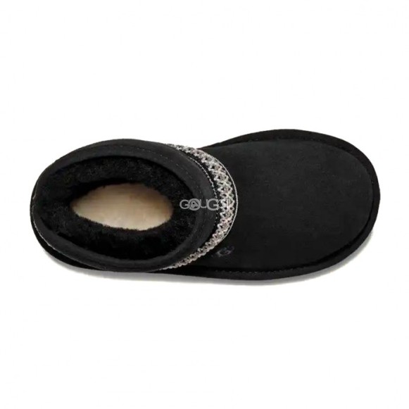 Женские мини угги Classic Mini Crescent - Black