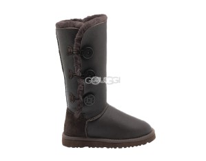 Bailey Button Triplet Metallic Chocolate