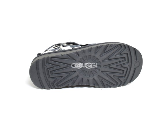 Женские ультра мини угги UGG Classic Ultra Mini Metallic Grey