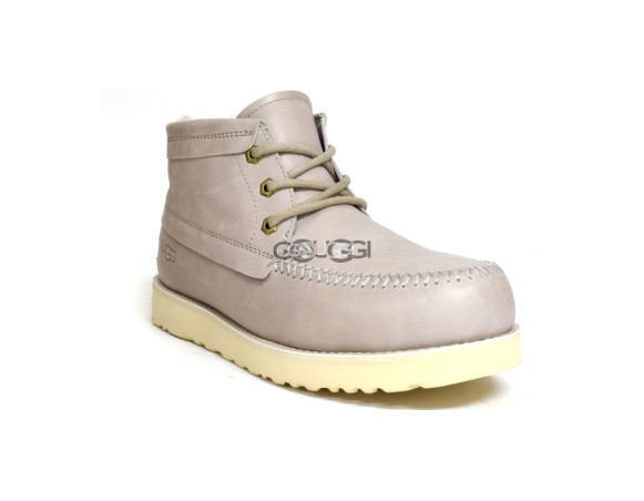 Мужские кожаные ботинки Campout Chukka Leather Grey