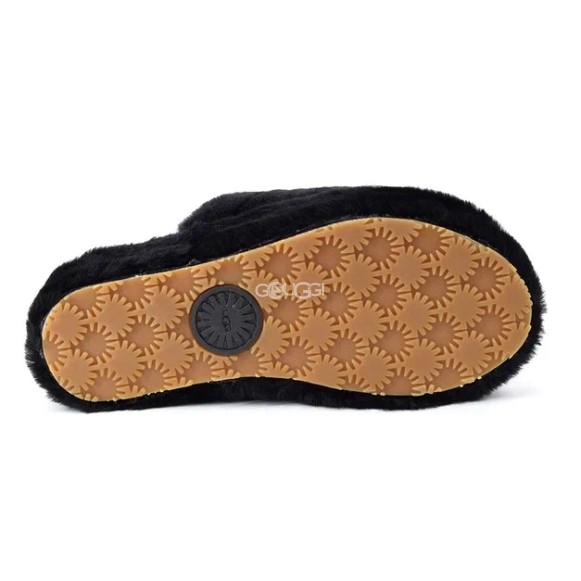 Женские сандалии Ugg Fluff Yeah Slide Black