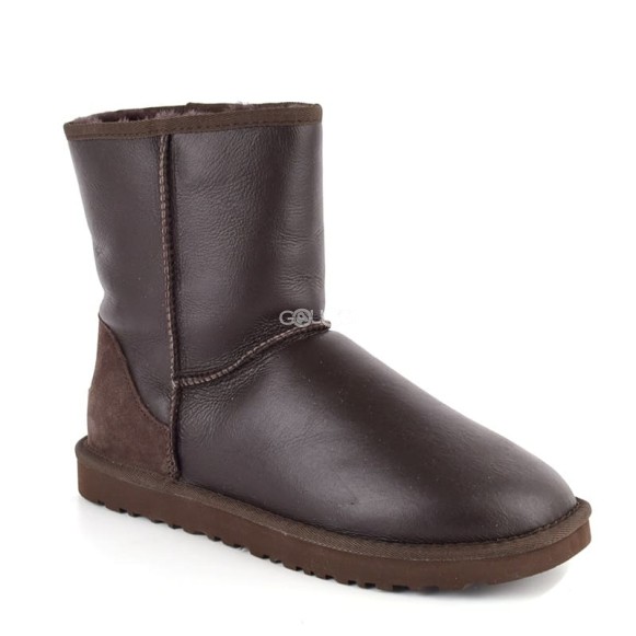 Мужские короткие обливные угги Men's Classic Short Metallic Boot