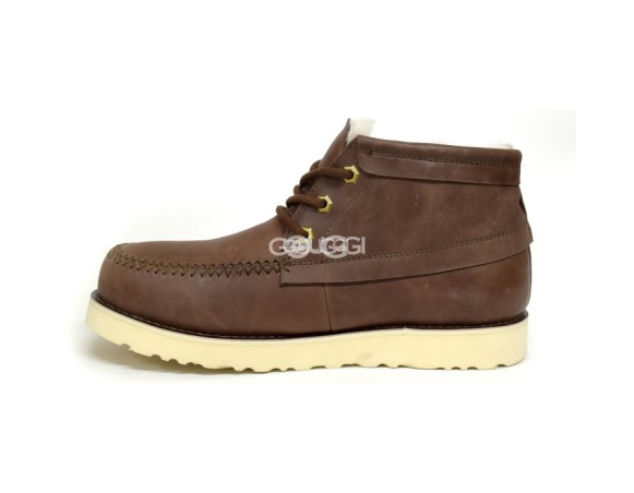 Мужские кожаные ботинки Campout Chukka Leather Chocolate