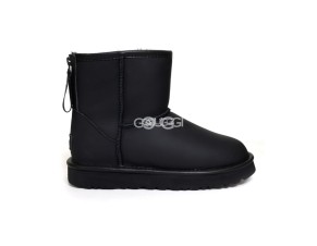 Classic Mini Metallic LOGO ZIP SHINE Black