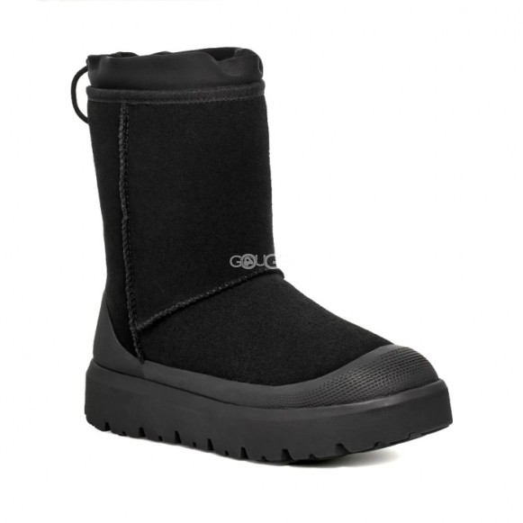 Мужские короткие угги Classic Short Weather Hybrid - Black