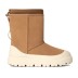Мужские короткие угги с галошами Classic Short Weather Hybrid - Chestnut / Whitecap