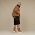 Мужские короткие угги с галошами Classic Short Weather Hybrid - Chestnut / Whitecap