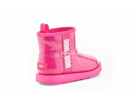 Детские прозрачные мини угги Kids Classic Clear Mini Rock Rose