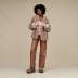 Женские угги на платформе Ugg Classic Twin Seam New Heights Chestnut