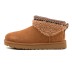 Женские ультра мини угги Ultra Mini Maxi Curly Boot - Chestnut