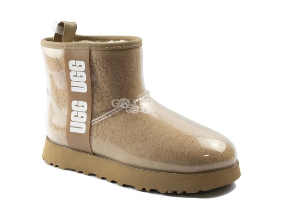 Детские прозрачные мини угги Kids Classic Clear Mini Chestnut