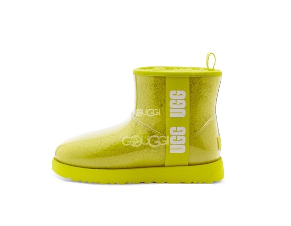 Детские прозрачные мини угги Kids Classic Clear Mini Sulfur
