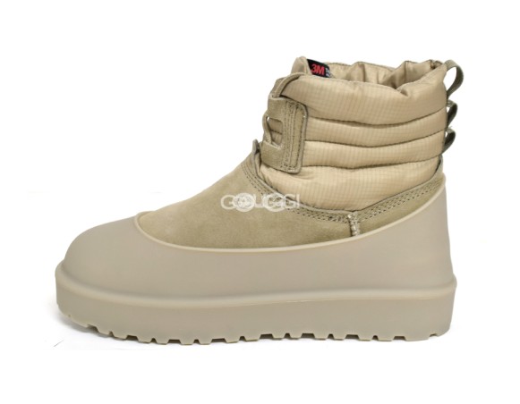 Женские мини угги Classic Mini Lace-Up Weather Dune
