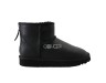 Mini Zip Metallic Black  