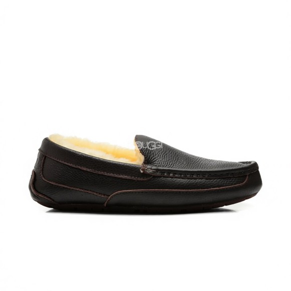 Мужские мокасины UGG Mens Ascot Leather China Tea