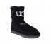 Женские вязаные угги Classic Rib Knit Black