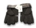 Меховые перчатки мужские UGG Grey Leather
