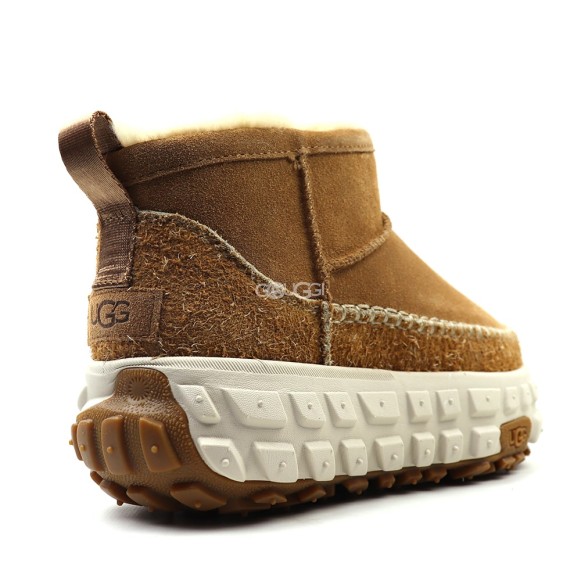 Женские мини угги на платформе Venture Daze Ultra Mini Chestnut