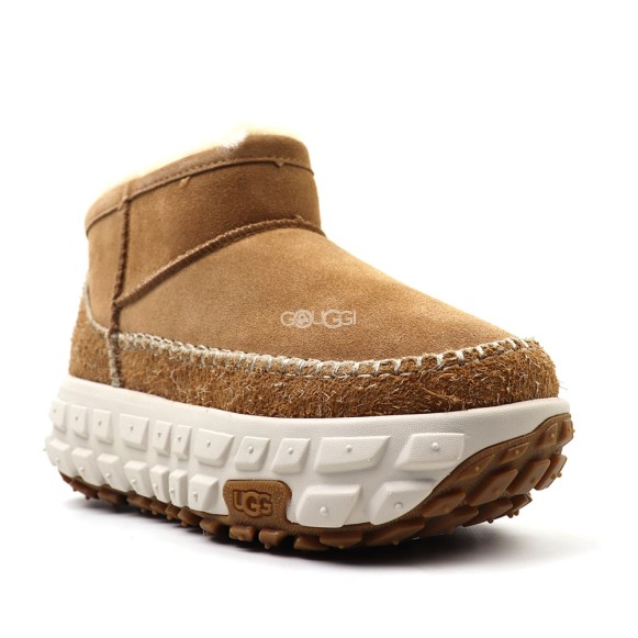 Женские мини угги на платформе Venture Daze Ultra Mini Chestnut