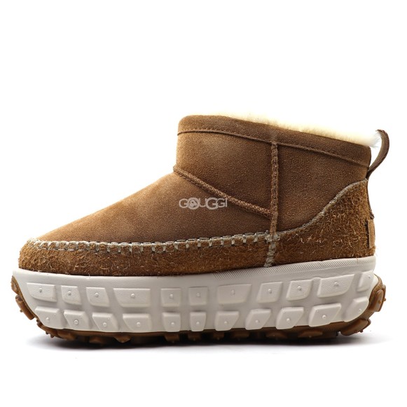 Женские мини угги на платформе Venture Daze Ultra Mini Chestnut