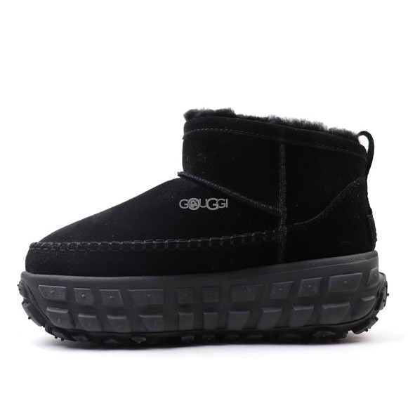 Женские мини угги на платформе Venture Daze Ultra Mini Black