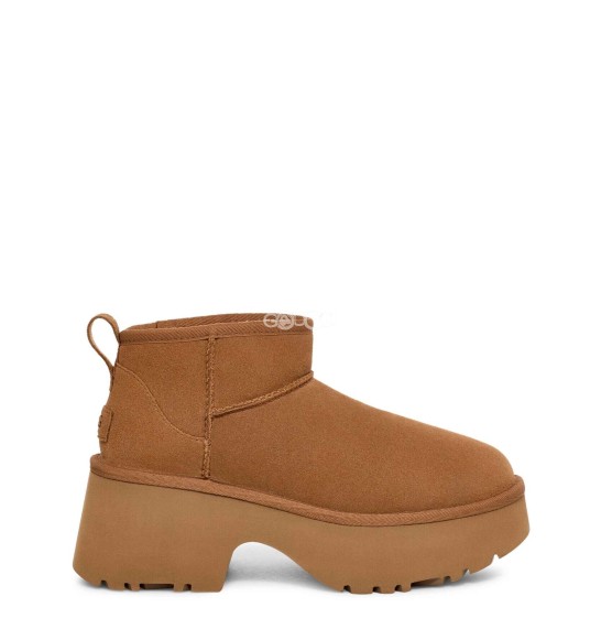 Женские ультра короткие угги W Classic Ultra Mini New Heights Chestnut