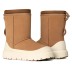 Женские короткие угги с галошами Classic Short Weather Hybrid - Chestnut / Whitecap