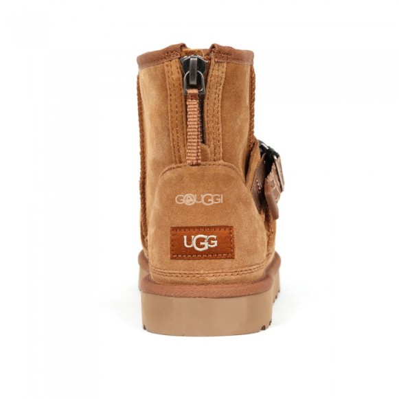 Мужские мини угги Classic Mini Quickclick Boot - Chestnut