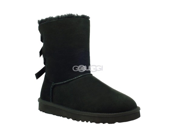 Женские угги с бантиками Bailey Bow Black