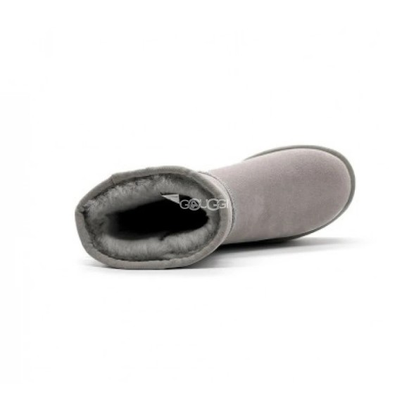 Женские угги на платформе Classic Mini Platform Grey Violet