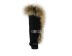 Женские высокие угги с мехом лисы Classic Tall Skillful Wrestling Fox Black